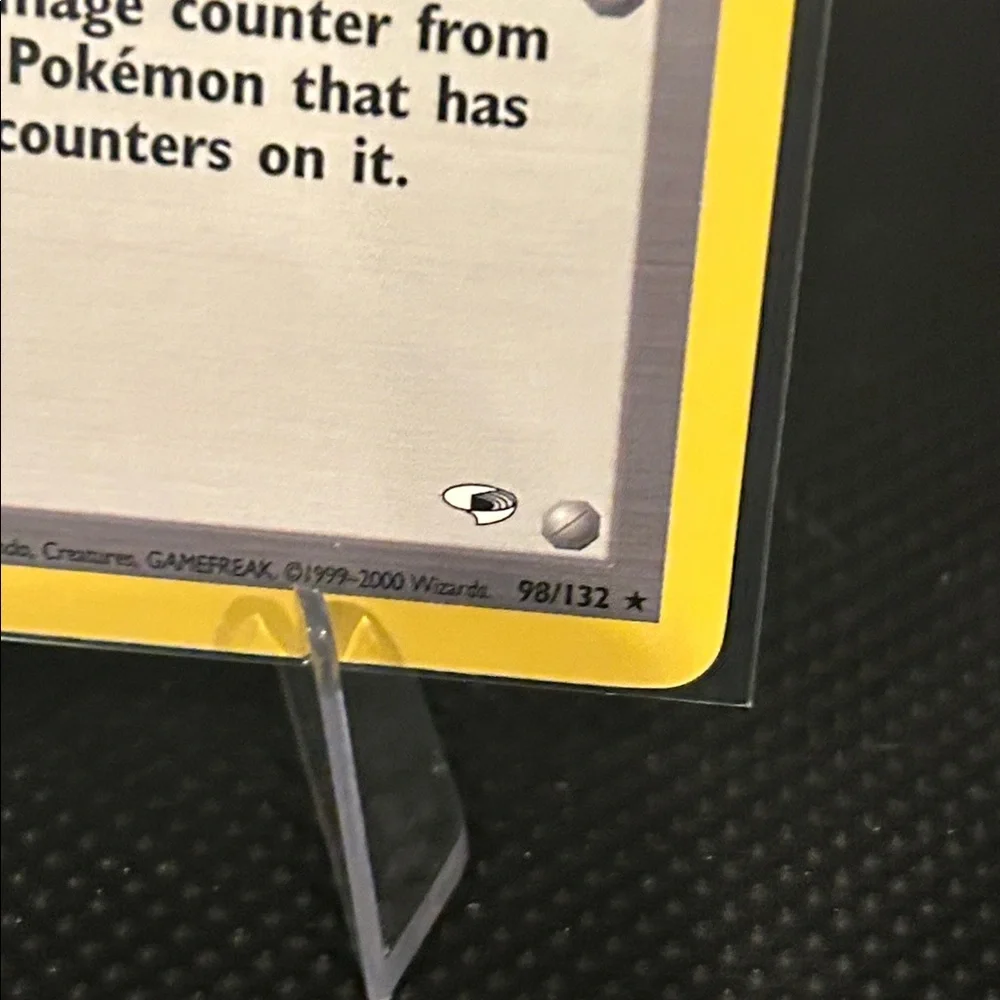 Pokemon Brock 98/132 Vintage Trainer from Gym‎ Heroes Unlimited (2000) M/NM